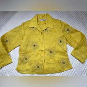 Anage vintage 100% silk jacket